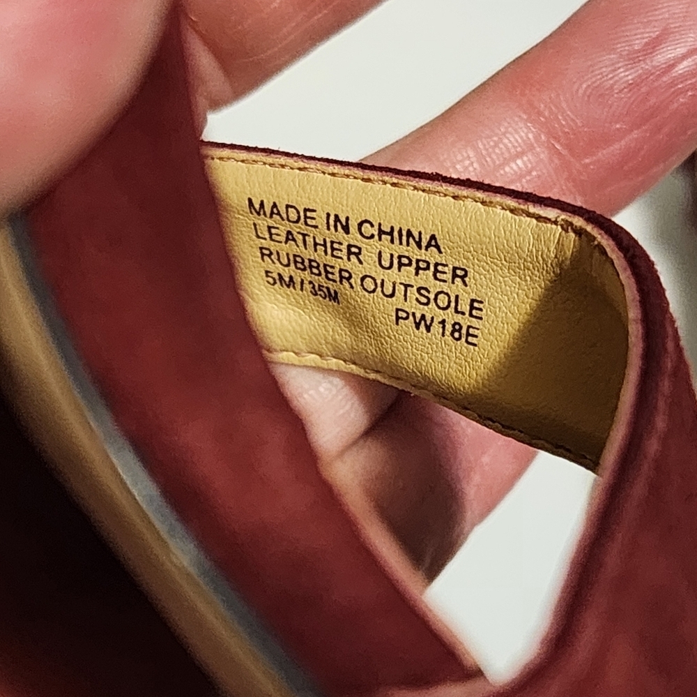 Michael Kors Women's Burgundy Sandals - Picture 6 of 7